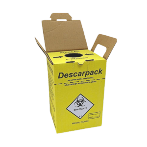 Coletor Cx Perfurante/Cortante 3L - Descarpack