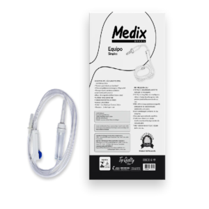 Equipo Macro Flex Inj. p/ Soro Luer Slip 1,5Mt  Medix