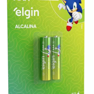Pilha Alcalina AAA - c/ 2 un - Elgin