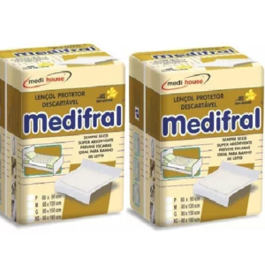 Lençol Protetor  Descartavel Medifral Xg  80X180cm