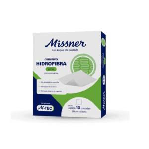 Curativo de Hidrofibra Extra 10cm x 10cm Unidade M-Tec - Missner