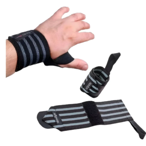 Munhequeira / Protetor para Punho Elastico Cinza Largo EL17C