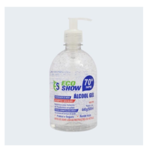 Álcool Em Gel Antisséptico 70º 500ml com Válvula Pump – Ecoshow