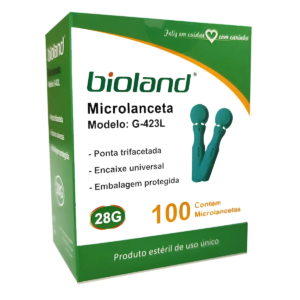 Microlanceta para Glicosímetro G428l Bioland c/ 100un