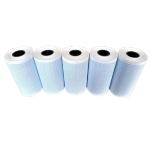 Papel Termosensível p/Ecg 80x30 c/5 Rolos - Teb/Ecafix /Hellige EK-53